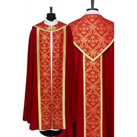 Kapa haftowana - kolory liturgiczne (143) - KAPY LITURGICZNE - zdjęcie 3 - Kapa haftowana (143)
