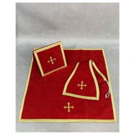 Ornat rzymski IHS - kolory liturgiczne, żakard (35) - Ornaty rzymskie - zdjęcie 11 - Ornat rzymski IHS - kolory liturgiczne, żakard (34)