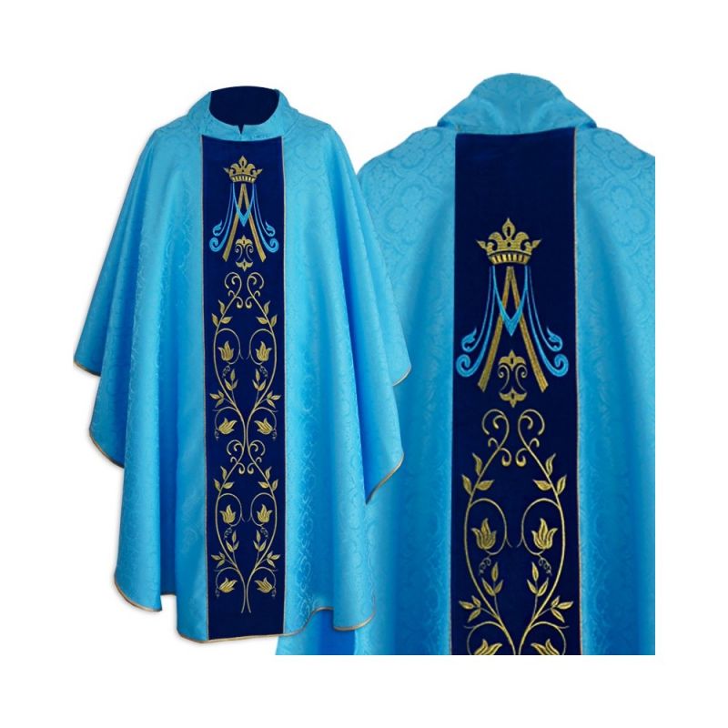 Ornat Maryjny - aksamitne pasy - Ornaty Maryjne - Ornat Maryjny - aksamitne pasy