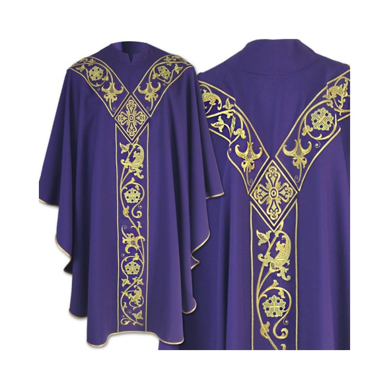 Ornat Semi-Gotycki - kolory liturgiczne (39) - Ornaty Semi Gotyckie - Ornat Semi-Gotycki - kolory liturgiczne (39)