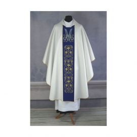 Ornat haftowany Maryjny  (30) - Ornaty Maryjne - zdjęcie 2 - Ornat haftowany Maryjny  (30)