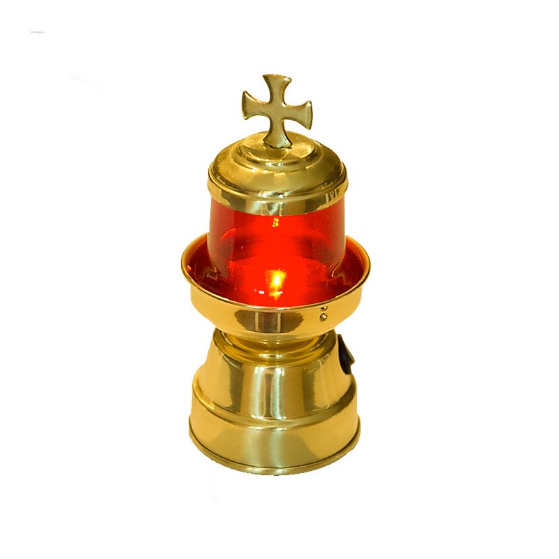 Lampka wieczna na baterie, wys.15 cm (S3) - LAMPKI WIECZNE - Lampka wieczna na baterie, wys.15 cm (S3)