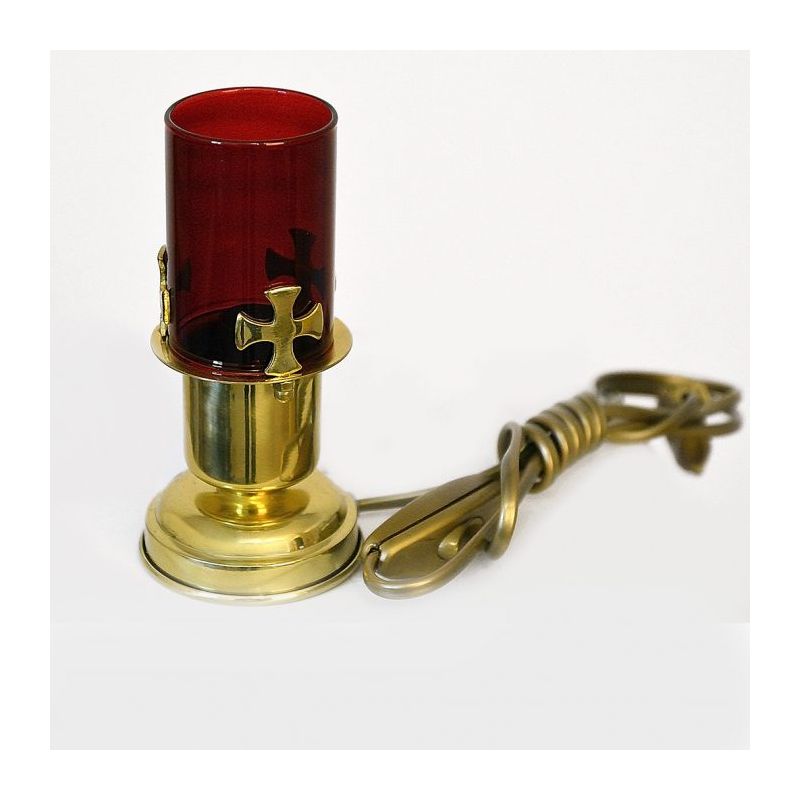 Lampa wieczna, elektryczna, stojąca - wys. 14 cm (S9) - LAMPKI WIECZNE - Lampa wieczna, elektryczna, stojąca - wys. 14 cm (S9)