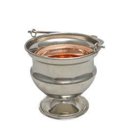 Kociołek na wodę święconą, stal - 11 cm (A1) - KOCIOŁKI NA WODĘ ŚWIĘCONĄ - zdjęcie 2 - Kociołek na wodę święconą, stal - 11 cm (A1)