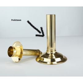 Lichtarz - 15 cm (31) - ŚWIECZNIKI / LICHTARZE - zdjęcie 5 - Lichtarz mosiężny - 15 cm (31)