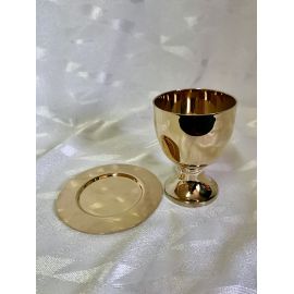 Komplet turystyczny, kielich + patena - 12 cm (34D) - KIELICHY MSZALNE
