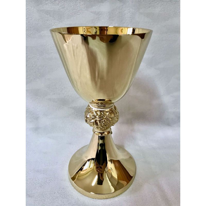 Kielich mszalny, pozłacany, polerowany - 20 cm (44D) - KIELICHY MSZALNE - Kielich mszalny, pozłacany, polerowany - 20 cm (44D)