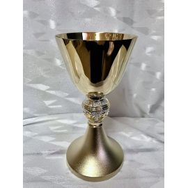 Kielich mszalny, pozłacany, motyw gołębie - 20 cm (46D) - KIELICHY MSZALNE