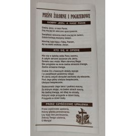 Pieśni żałobne i pogrzebowe - folder 1 szt - Folder religijny