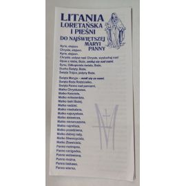 Litania Loretańska i pieśni do NMP - folder 1 szt - Folder religijny
