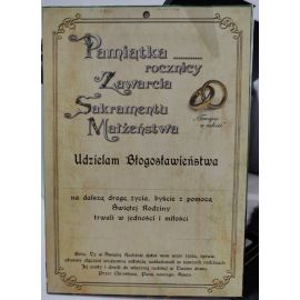 Matka Boża Częstochowska - Ikona dwustronna format A5 - Ikony z  tektury introligatorskiej. - zdjęcie 2 - Matka Boża Częstochowska - Ikona dwustronna format A5