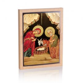 Ikona religijna Boże Narodzenie - Święta Rodzina (7) - Święta rodzina - zdjęcie 2 - Ikona religijna Boże Narodzenie - Święta Rodzina (7)