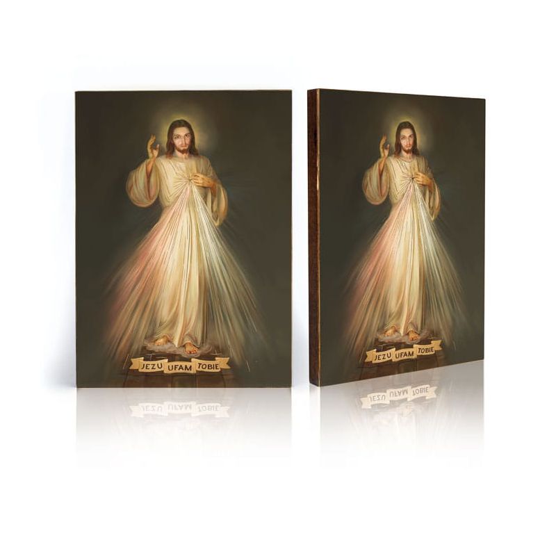 Ikona religijna Jezus Miłosierny - Jezu Ufam Tobie (1) - Jezus Chrystus - Ikona religijna Jezus Miłosierny - Jezu Ufam Tobie (1)
