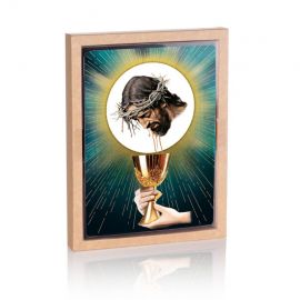 Ikona religijna Przenajświętszej Krwi Chrystusa - Jezus Chrystus - zdjęcie 2 - Ikona religijna Przenajświętszej Krwi Chrystusa
