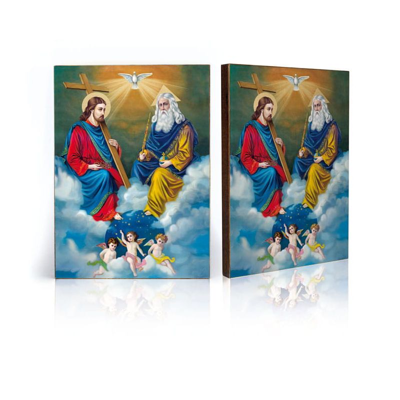 Ikona religijna Trójca Święta (3) - Jezus Chrystus - Ikona religijna Trójca Święta (3)