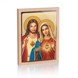 Ikona religijna Serce Maryi i Serce Jezusa - Jezus Chrystus - zdjęcie 2 - Ikona religijna Serce Maryi i Serce Jezusa