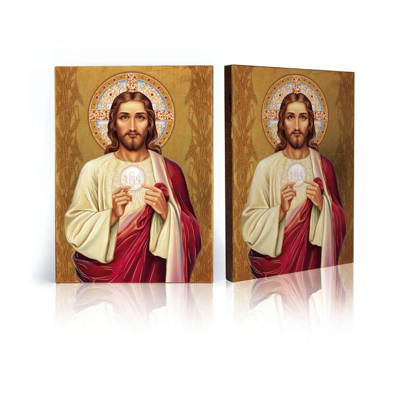 Ikona religijna Jezus Chrystus z Hostią (2) - Jezus Chrystus - Ikona religijna Jezus Chrystus z Hostią (2)
