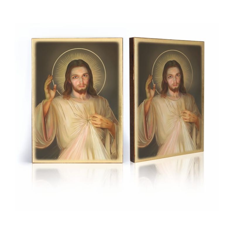 Ikona religijna Jezus Miłosierny - Jezu Ufam Tobie (3) - Jezus Chrystus - Ikona religijna Jezus Miłosierny - Jezu Ufam Tobie (3)