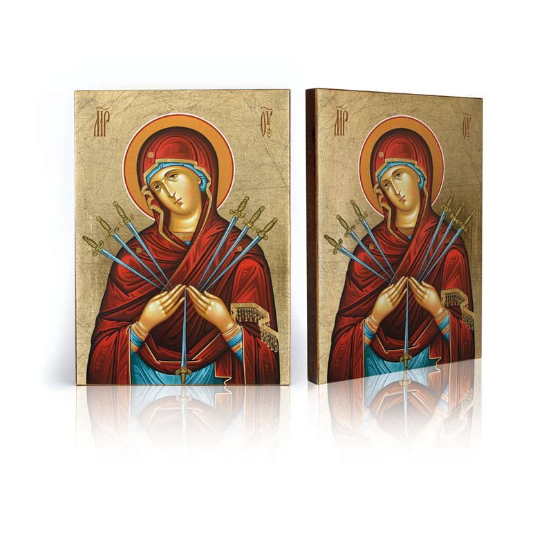 Ikona religijna Siedem Boleści Matki Bożej - Matka Boża - Ikona religijna Siedem Boleści Matki Bożej