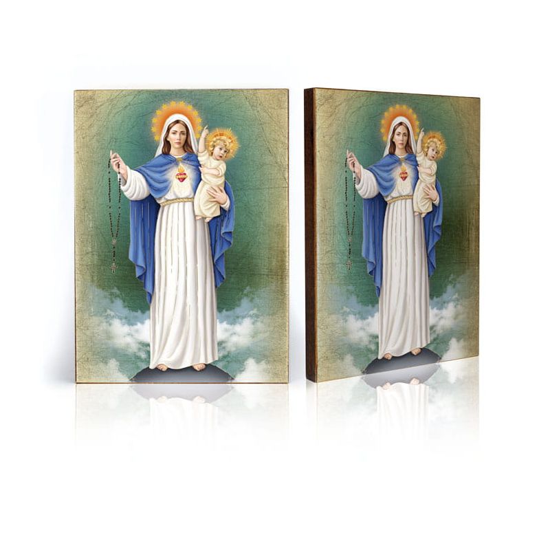 Ikona religijna Matka Boża Różańcowa (1) - Matka Boża - Ikona religijna Matka Boża Różańcowa (1)