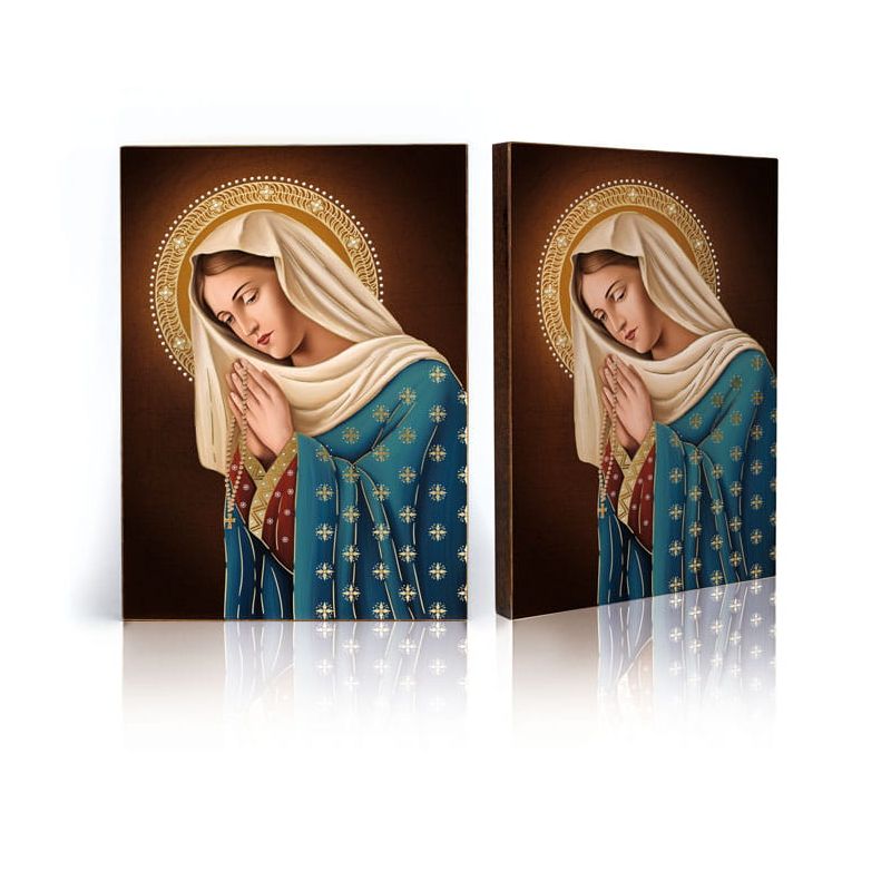 Ikona religijna Matka Boża Różańcowa (2) - Matka Boża - Ikona religijna Matka Boża Różańcowa (2)