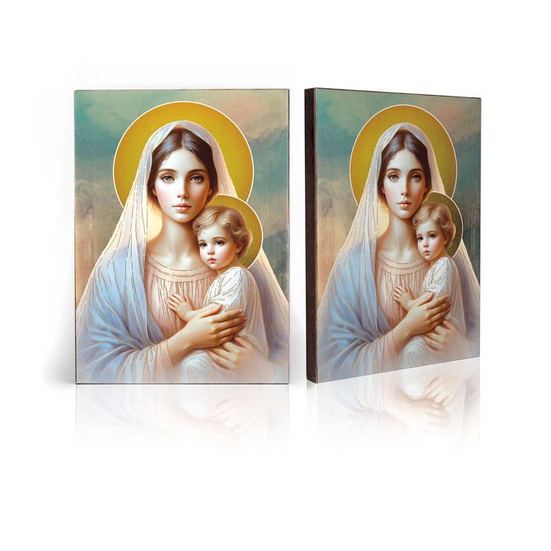 Ikona Matka Boża z Dzieciątkiem Jezus (5) - Matka Boża - Ikona Matka Boża z Dzieciątkiem Jezus (5)