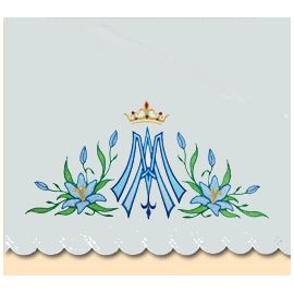 Obrus ołtarzowy haft maryjny (AS233) - OBRUSY OŁTARZOWE