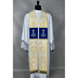 Stuła kapłańska maryjna (11K) - EUCHARYSTYCZNE - zdjęcie 3 - Stuła kapłańska maryjna (11K)