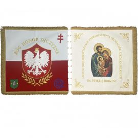 Sztandar haftowany (34K) - CHORĄGWIE, SZTANDARY