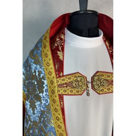Kapa rzymska haftowana + stuła (38K) - KAPY LITURGICZNE - zdjęcie 3 - Kapa rzymska haftowana + stuła (38K)