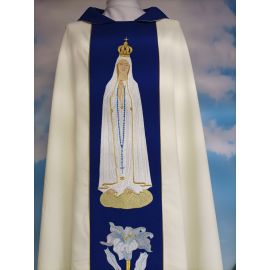 Ornat maryjny Matka Boża Fatimska (M-15) - Ornaty Maryjne - zdjęcie 2 - Ornat maryjny Matka Boża Fatimska (M-15)