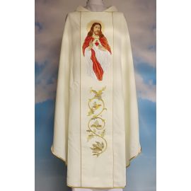 Ornat Serce Jezusa (416) - Ornaty z Jezusem - zdjęcie 2 - Ornat Serce Jezusa (416)