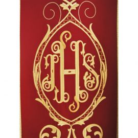 Ornat gotycki złoty, haftowany IHS (113K) - Ornaty złote/srebrne - zdjęcie 3 - Ornat gotycki złoty, haftowany IHS (113K)