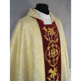 Ornat gotycki złoty, haftowany, pas aksamit (178K) - Ornaty złote/srebrne - zdjęcie 3 - Ornat gotycki złoty, haftowany, pas aksamit (178K)