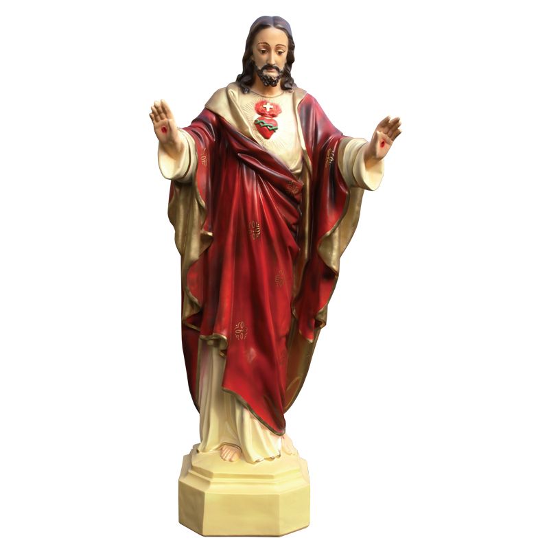 Figura Serce Pana Jezusa 114 cm - Chrystus - Figura Serce Pana Jezusa 114 cm