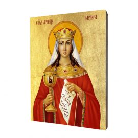 Ikona religijna święta Barbara - Święci i Błogosławieni