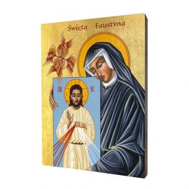 Ikona religijna święta Faustyna Kowalska - Święci i Błogosławieni