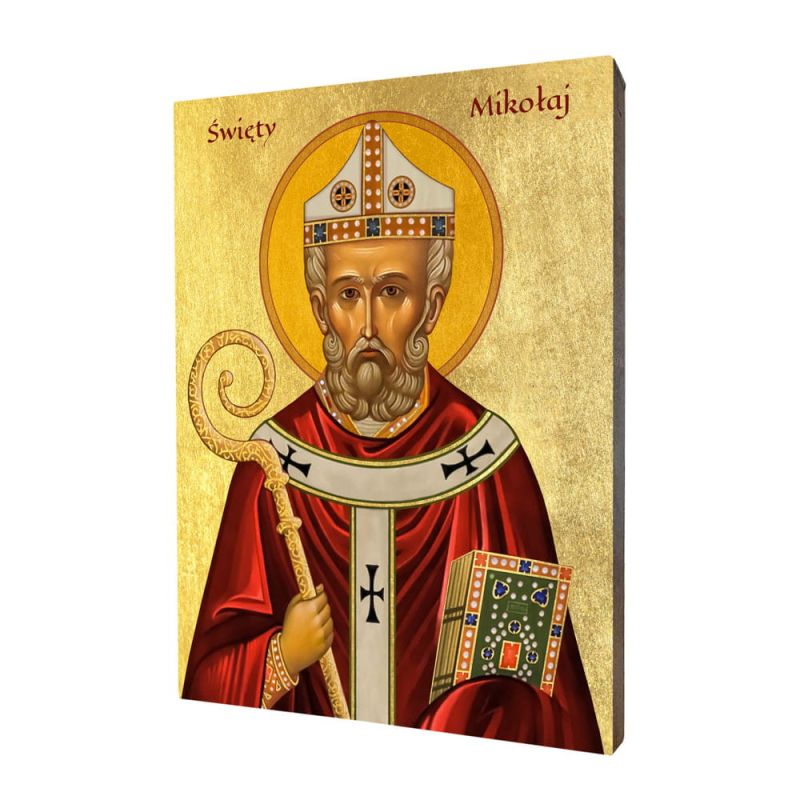 Ikona religijna święty Mikołaj - Święci i Błogosławieni