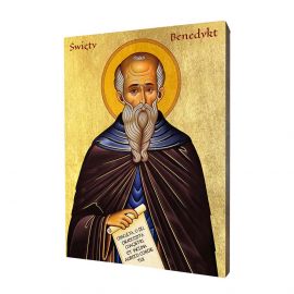 Święty Benedykt, ikona religijna - Święci i Błogosławieni