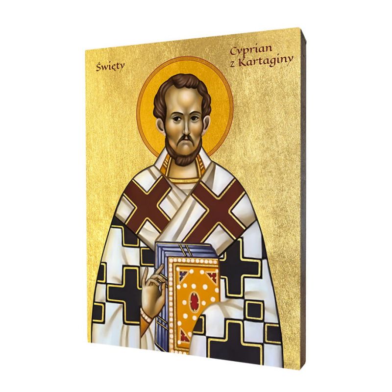 Ikona święty Cyprian z Kartaginy - Święci i Błogosławieni