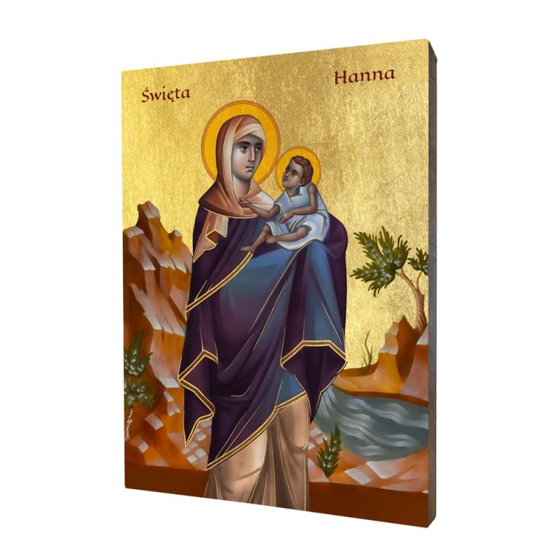 Święta Hanna ikona religijna - Święci i Błogosławieni