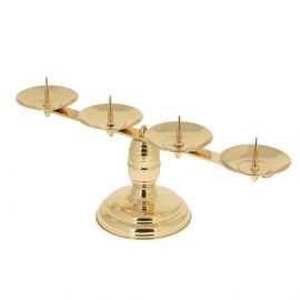 Lichtarz - 19 cm (17) - ŚWIECZNIKI / LICHTARZE - zdjęcie 2 - Lichtarz mosiężny - 19 cm (17)
