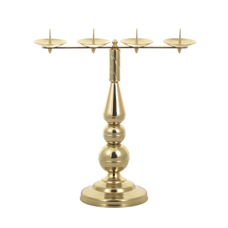 Lichtarz - 56 cm (25) - ŚWIECZNIKI / LICHTARZE - Lichtarz mosiężny - 56 cm (25)