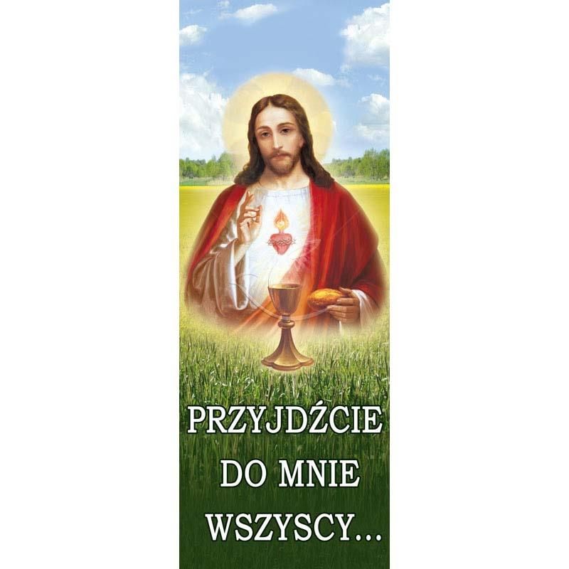 Baner - Przyjdźcie do Mnie wszyscy - Uroczystość Najświętszego Serca Pana Jezusa - Baner - Przyjdźcie do Mnie wszyscy