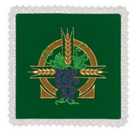 Palka zielona kłosy + wionogrono - kolor zielony