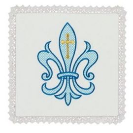Palka Maryjna (1) - kolor biały, srebrny