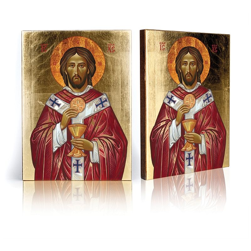 Ikona Jezus z Hostią - Jezus Chrystus - Ikona Jezus z Hostią