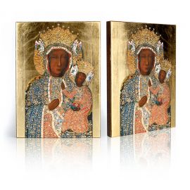 Ikona Matka Boża Częstochowska (w sukience diamentowej) - Matka Boża