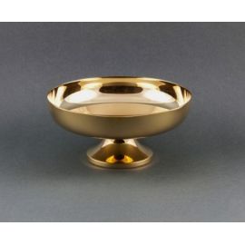 Patena do koncelebry mosiężna pozłacana śr. 15 cm - PATENY LITURGICZNE