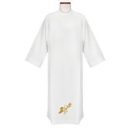 Alba kapłańska haftowana (kielich) - KOMŻE I ALBY  KAPŁAŃSKIE